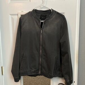 Acid Washed Black Jacket